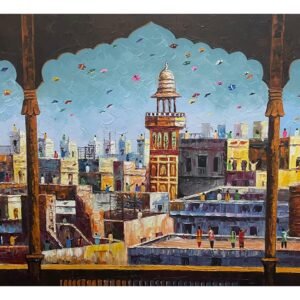 Glimpse of Wazir Khan Mosque