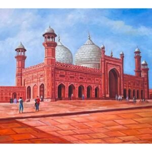 Badshahi Mosque Oil Painting
