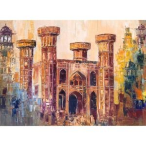 Chauburji Lahore Oil Painting