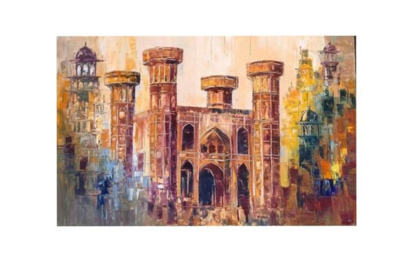 Chauburji Lahore Oil Painting
