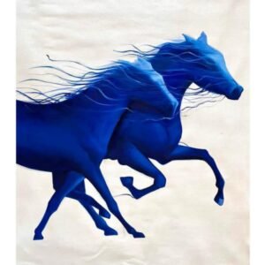 Blue horses
