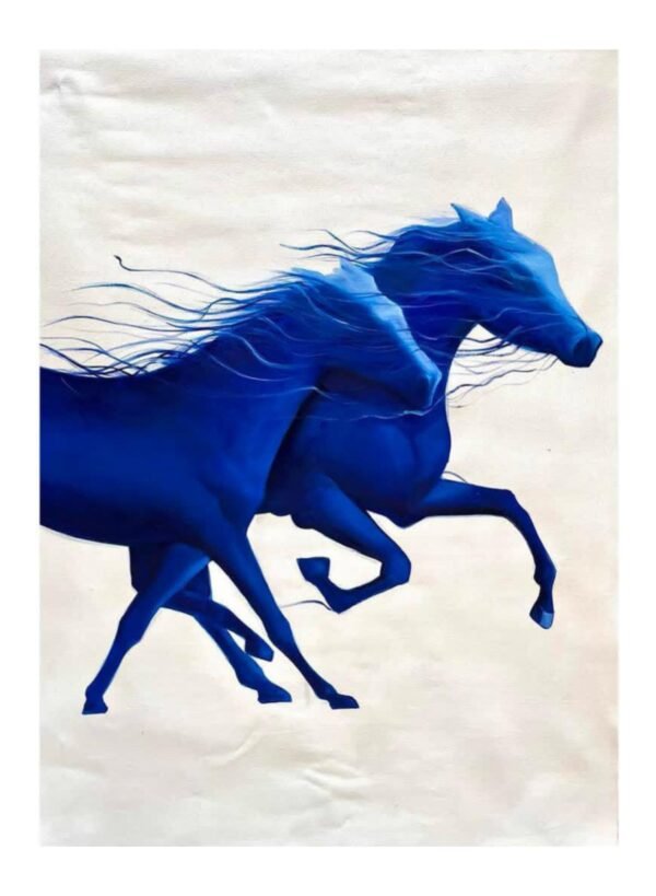 Blue horses