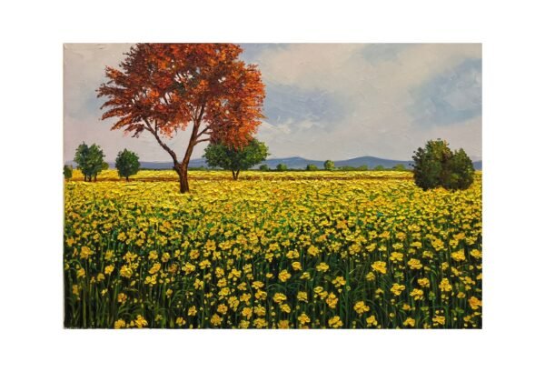 Golden Serenity – Countryside Landscape