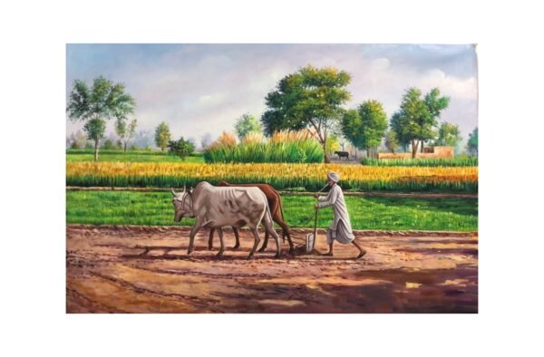 A Tranquil Countryside Scene Landscape